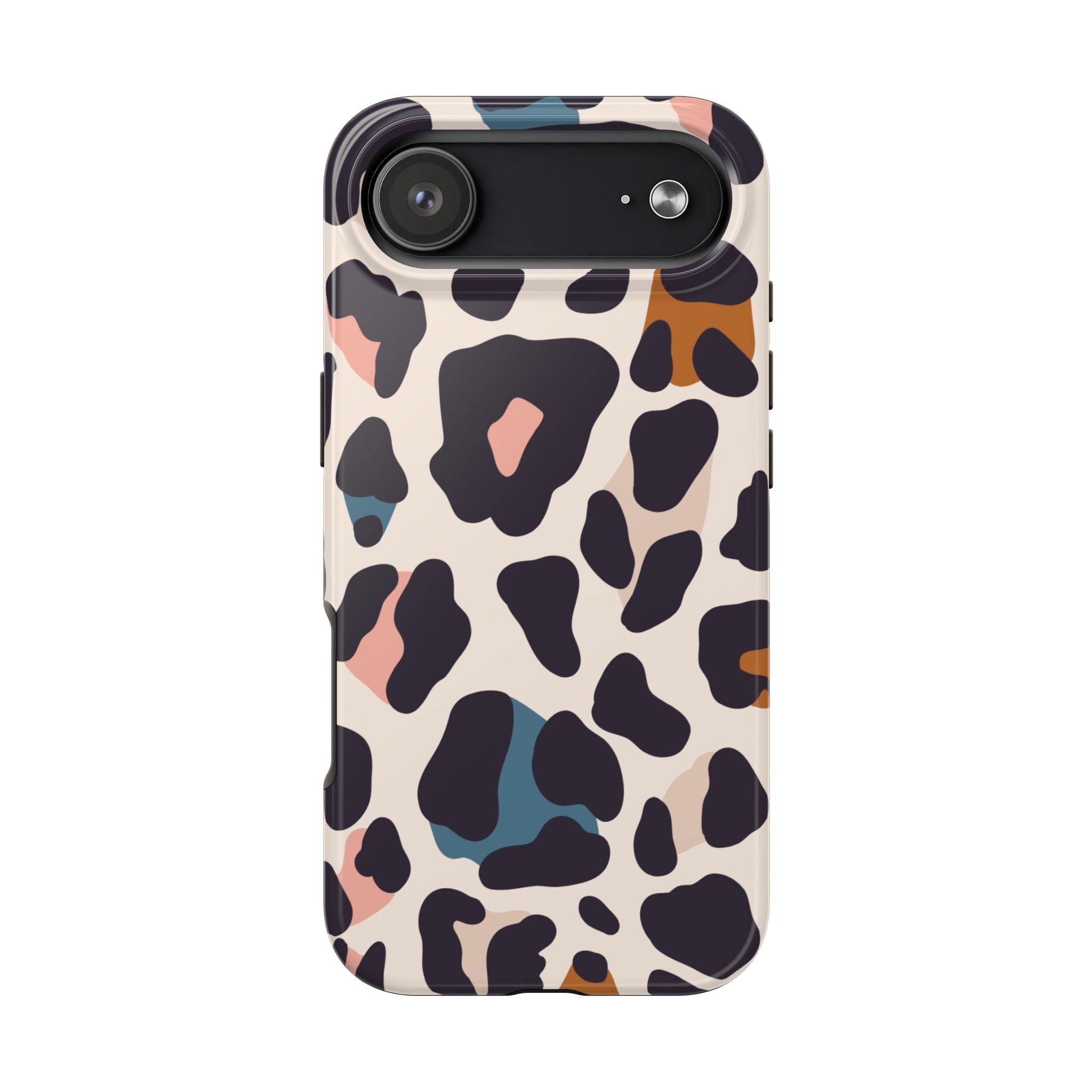 Leopard Spot Tough Phone Case — Pastel Animal Print Protective Cover