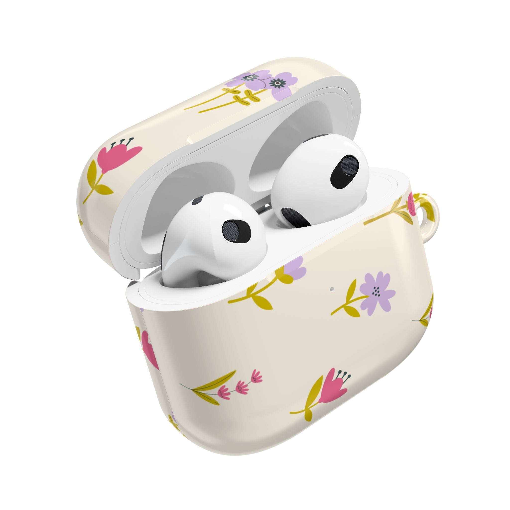 Floral Spring AirPod Case — Pastel Wildflower Protective Cover