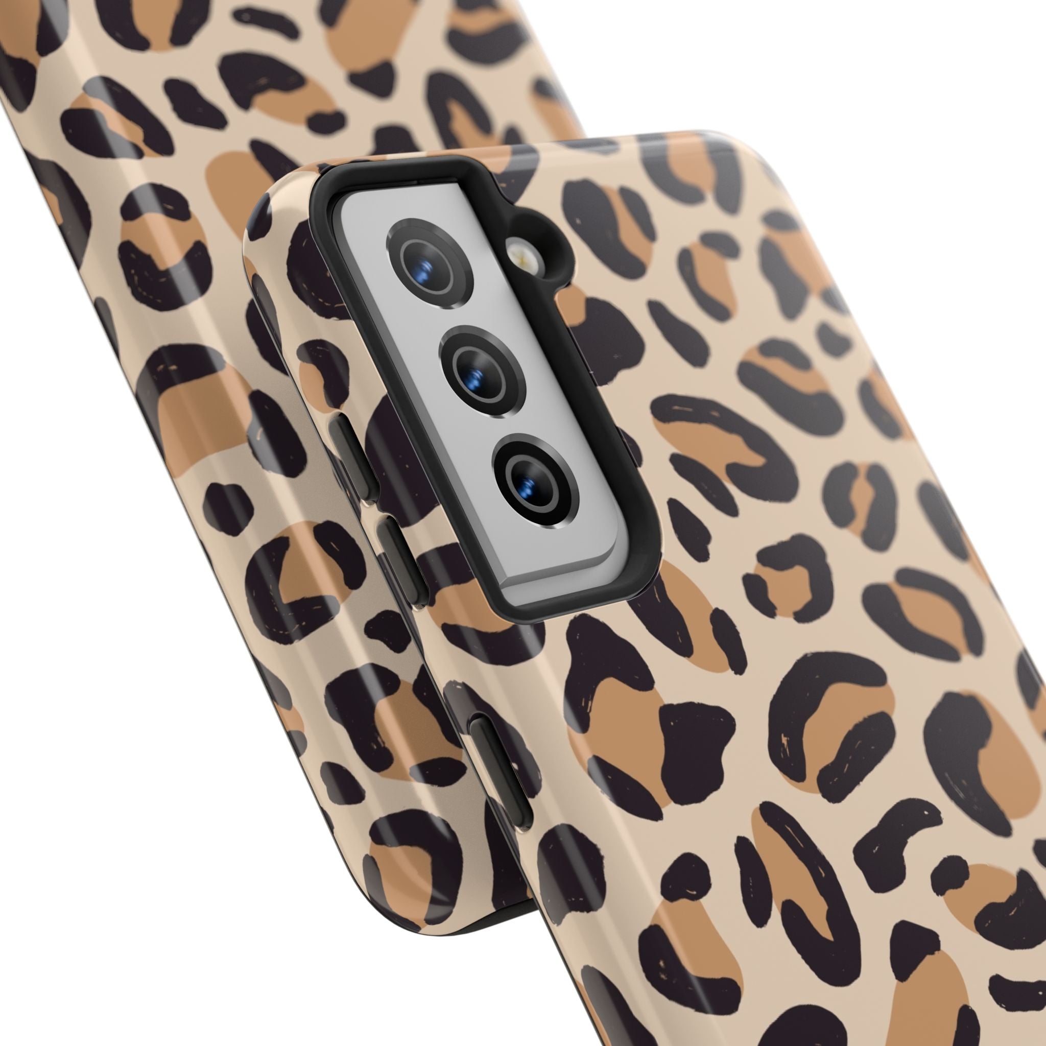 Leopard Print Tough Phone Case — Durable Slim Protective iPhone Cover