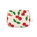 Cherry Pattern AirPod Case — Retro Red Cherry Protective Cover
