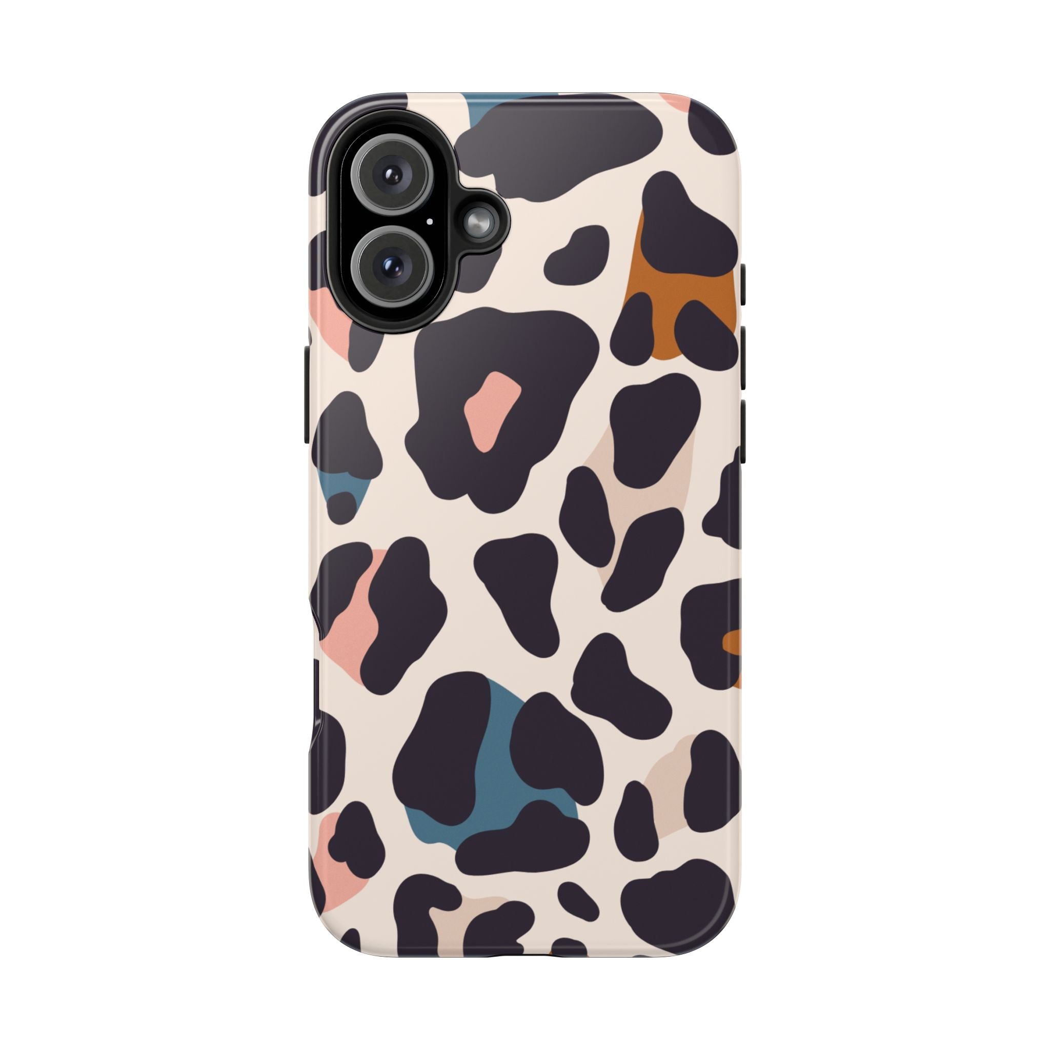 Leopard Spot Tough Phone Case — Pastel Animal Print Protective Cover