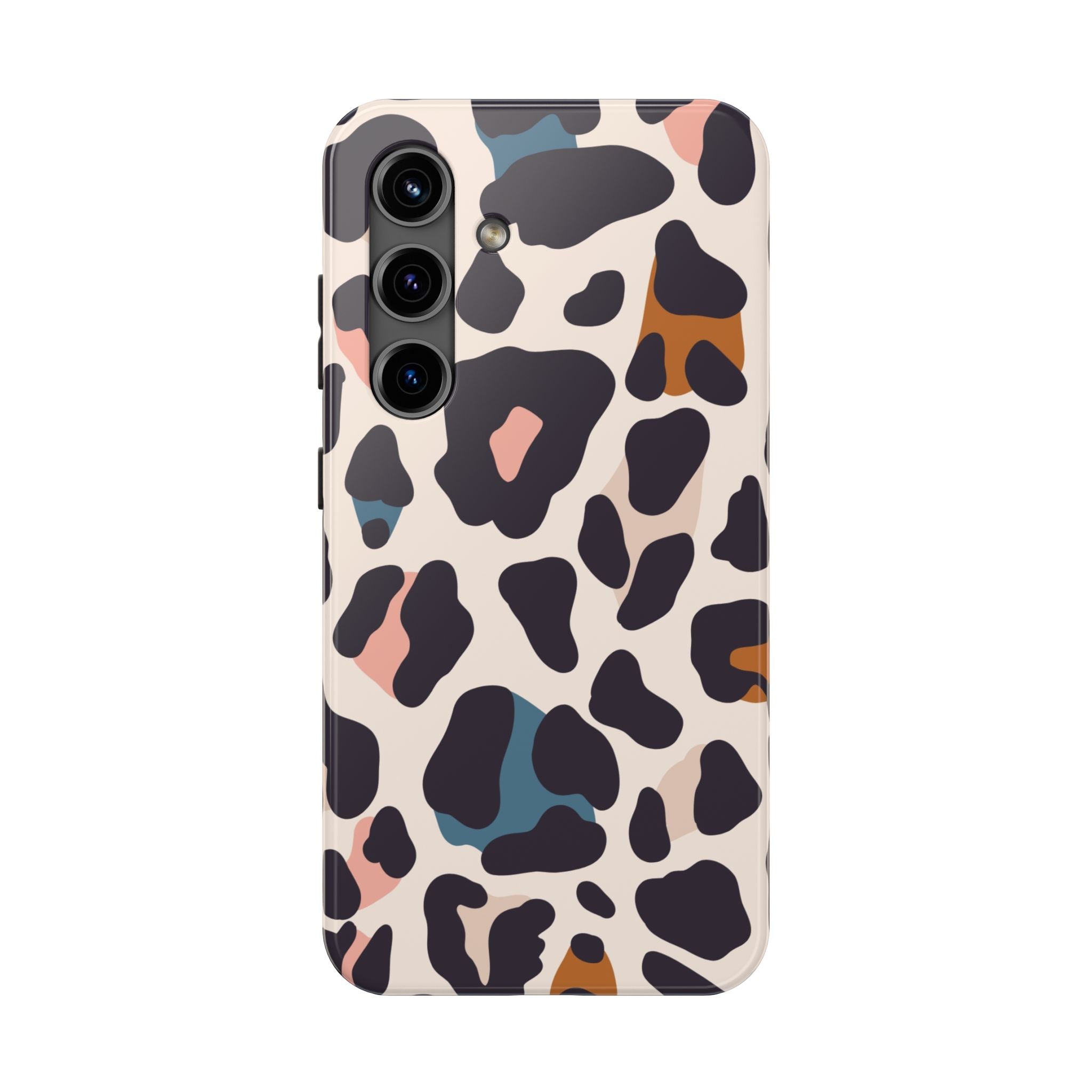 Leopard Spot Tough Phone Case — Pastel Animal Print Protective Cover