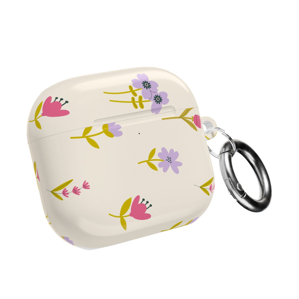 Floral Spring AirPod Case — Pastel Wildflower Protective Cover