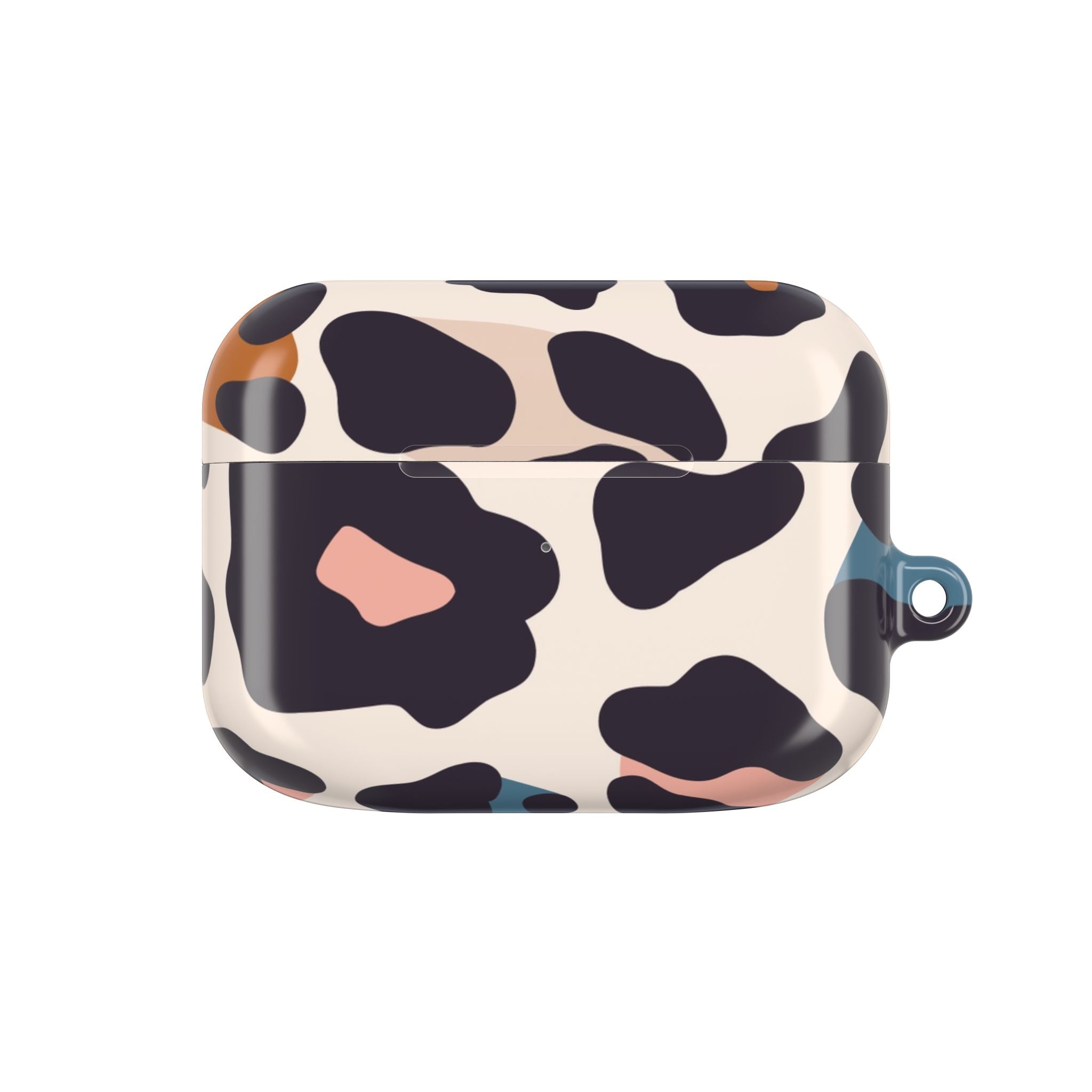 Leopard Print AirPod Case — Colorful Cowhide Protective Cover