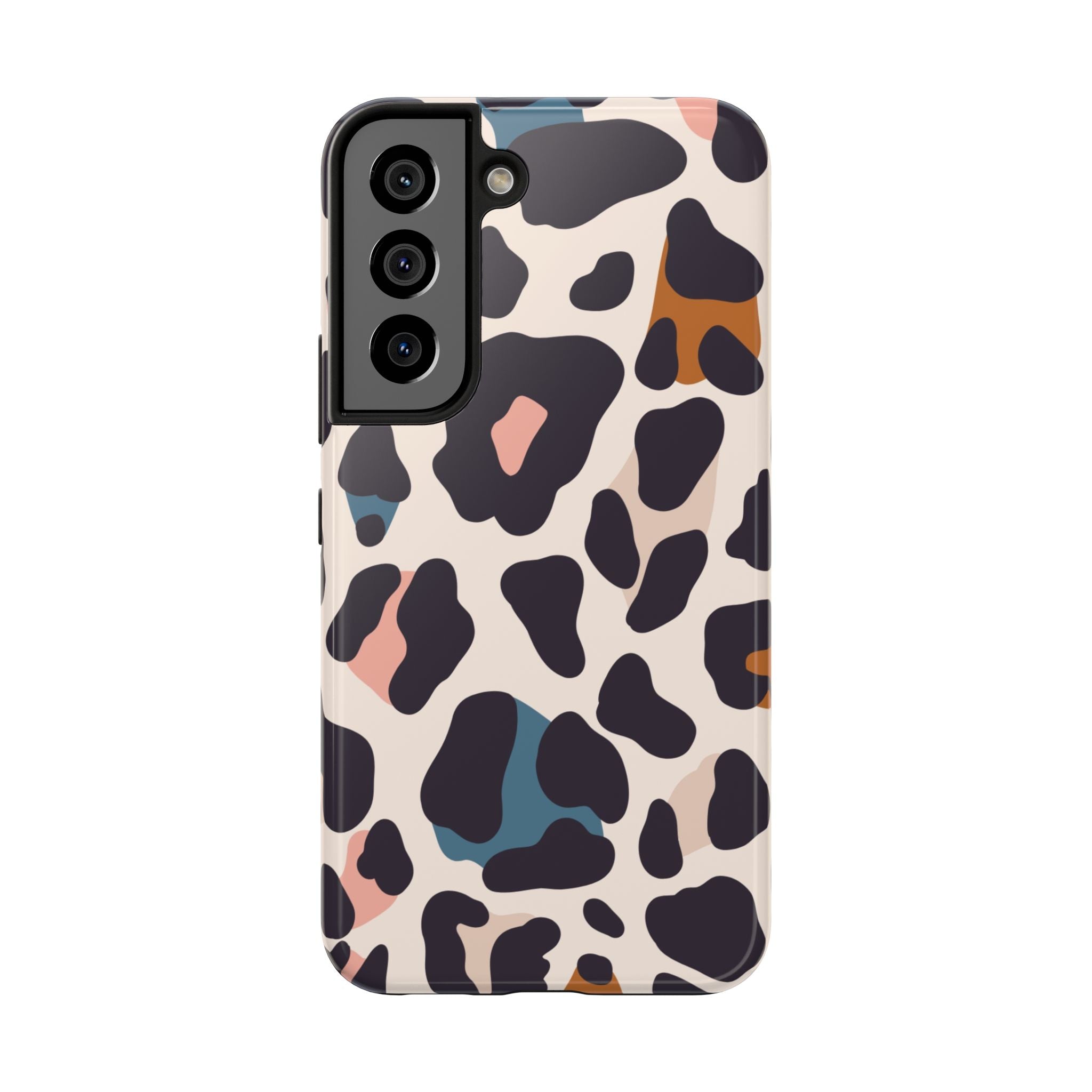 Leopard Spot Tough Phone Case — Pastel Animal Print Protective Cover