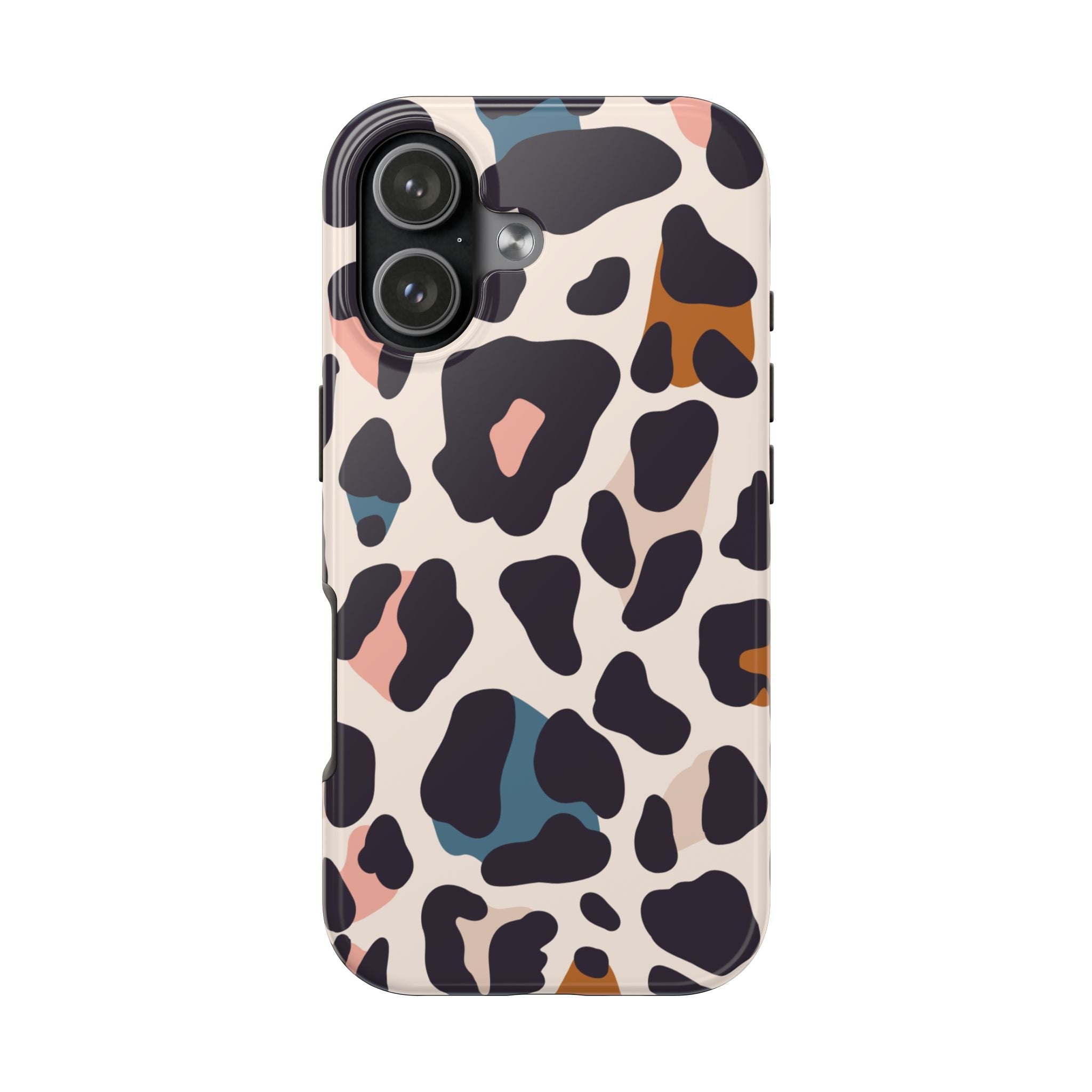 Leopard Spot Tough Phone Case — Pastel Animal Print Protective Cover