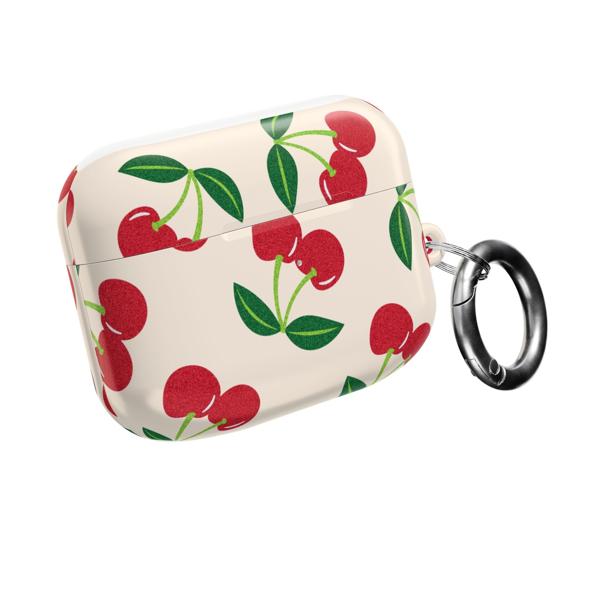Cherry Pattern AirPod Case — Retro Red Cherry Protective Cover