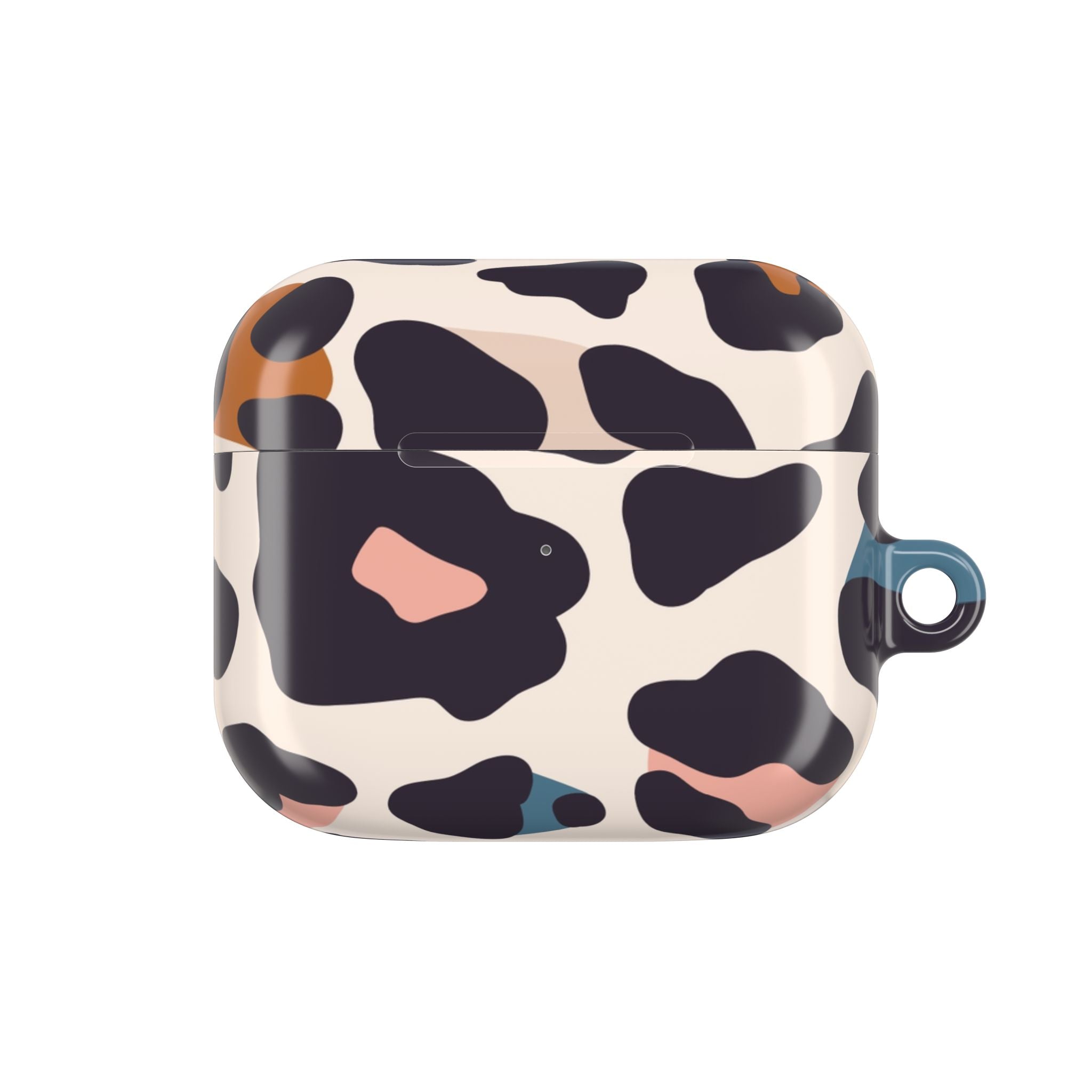 Leopard Print AirPod Case — Colorful Cowhide Protective Cover