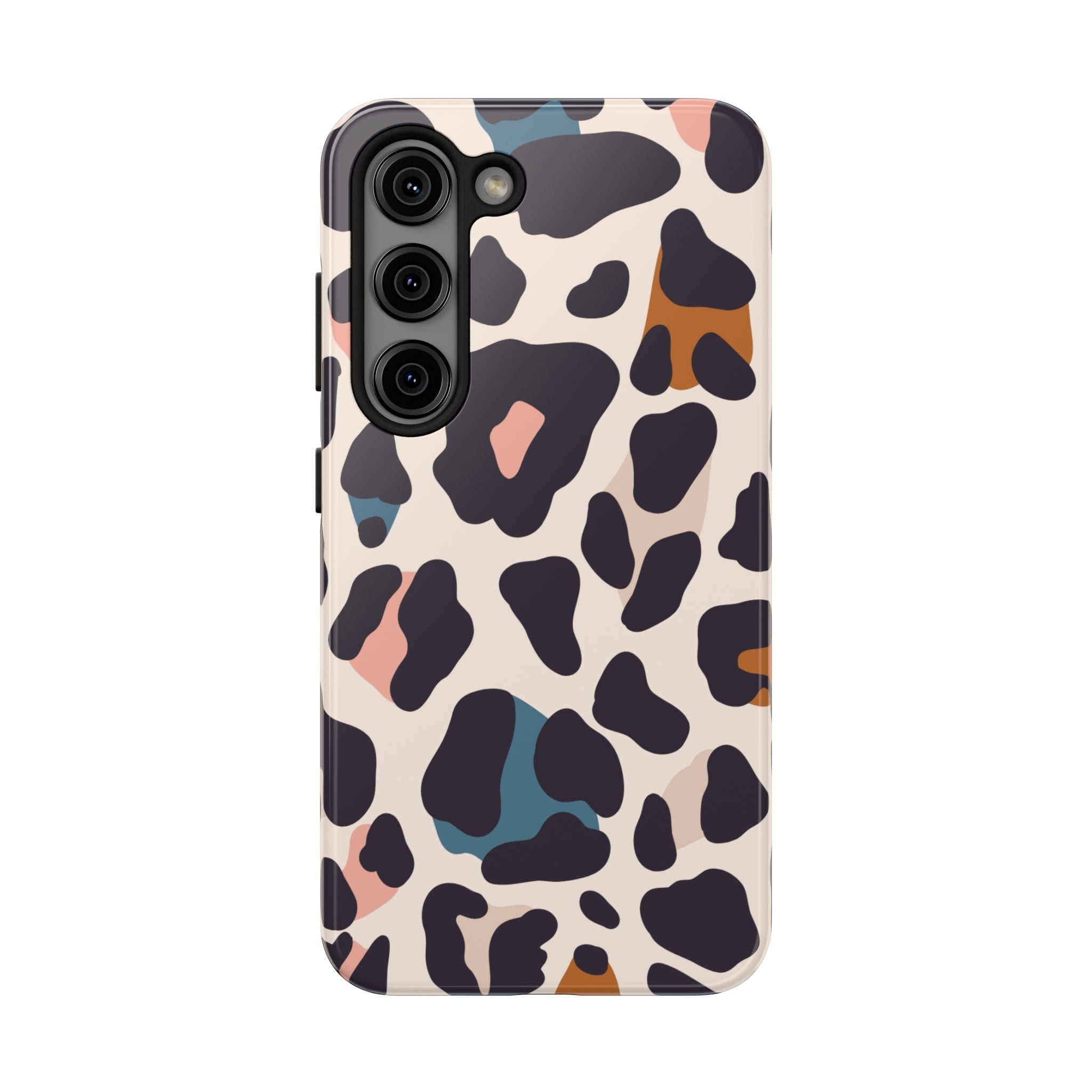 Leopard Spot Tough Phone Case — Pastel Animal Print Protective Cover