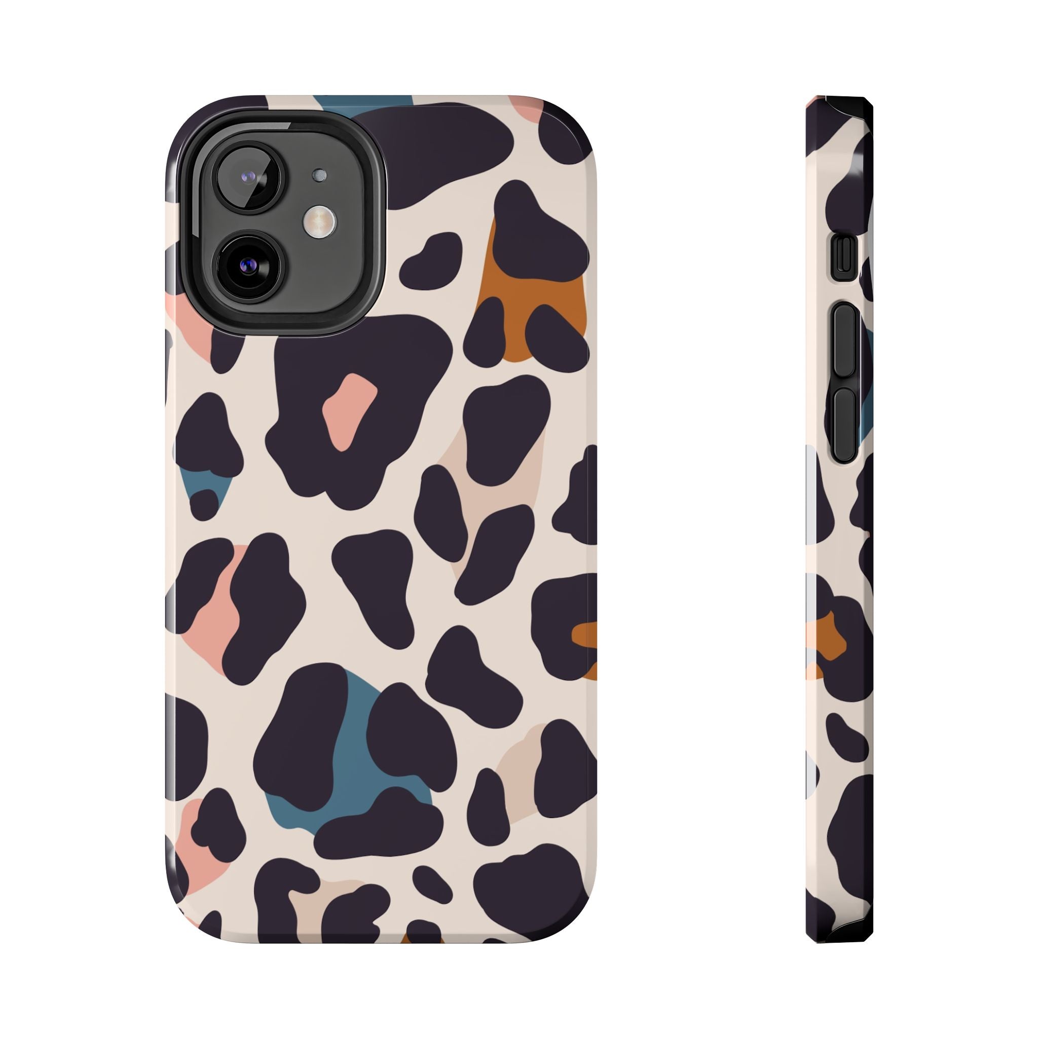 Leopard Spot Tough Phone Case — Pastel Animal Print Protective Cover