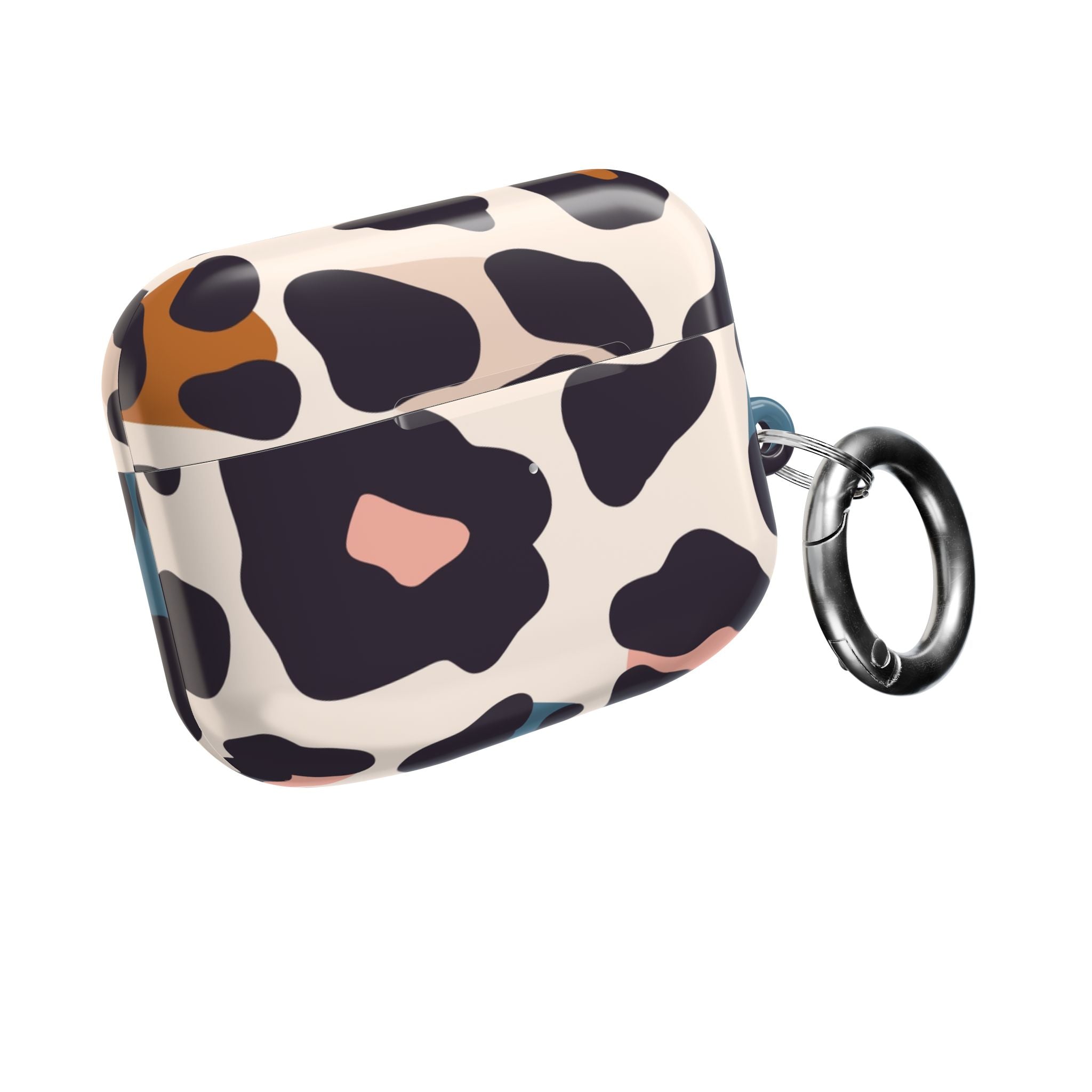 Leopard Print AirPod Case — Colorful Cowhide Protective Cover
