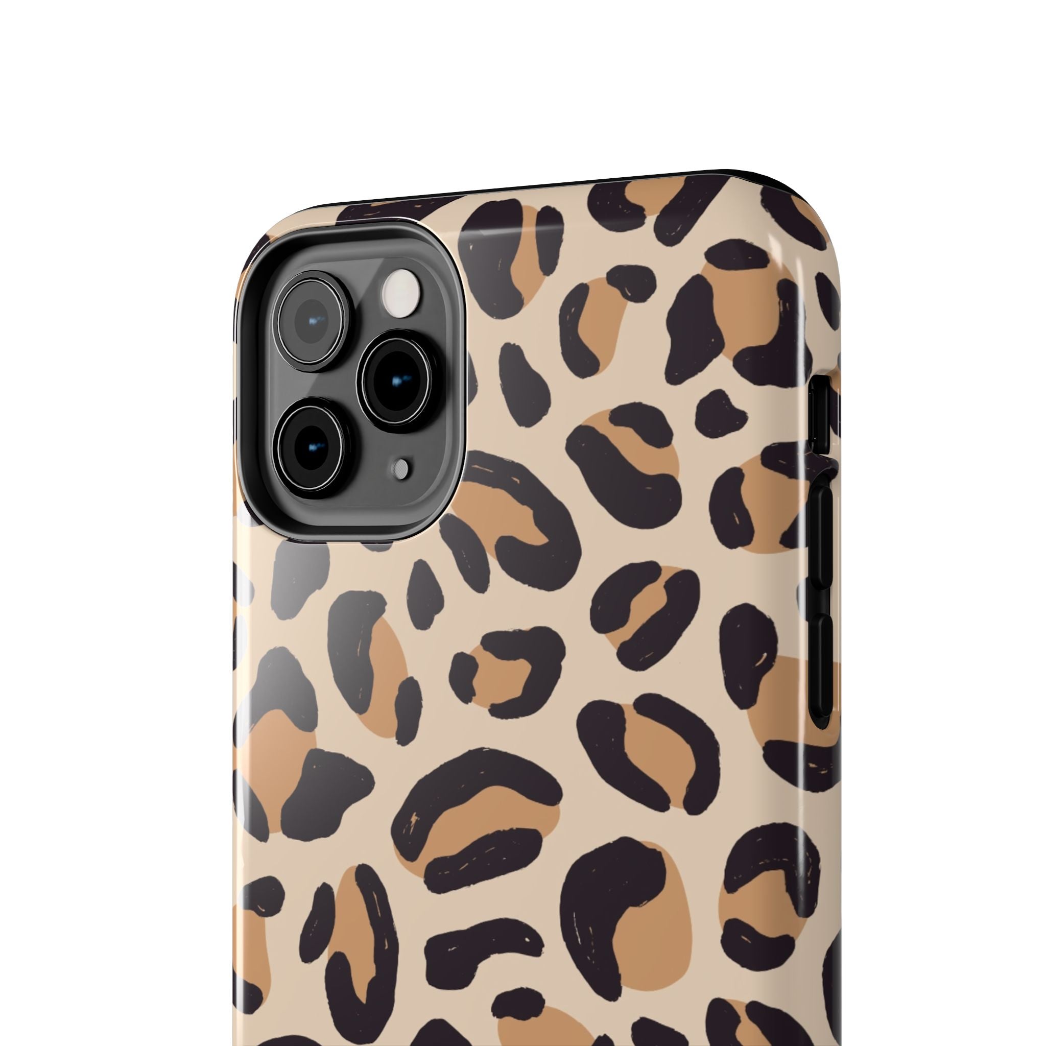 Leopard Print Tough Phone Case — Durable Slim Protective iPhone Cover