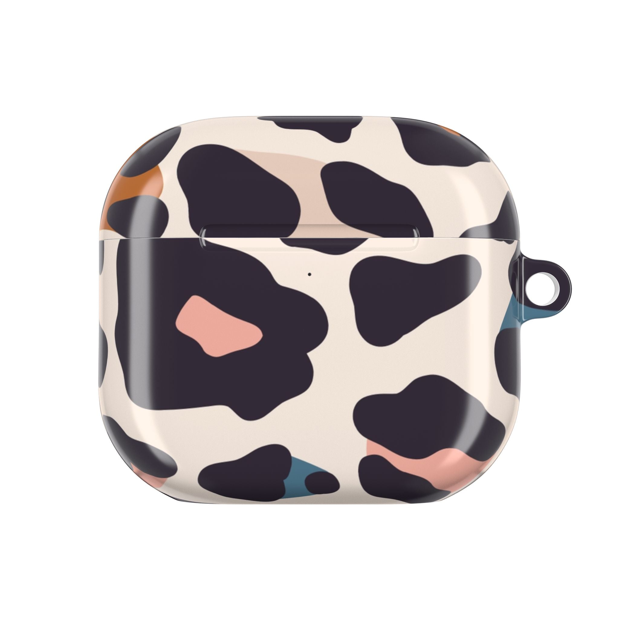 Leopard Print AirPod Case — Colorful Cowhide Protective Cover