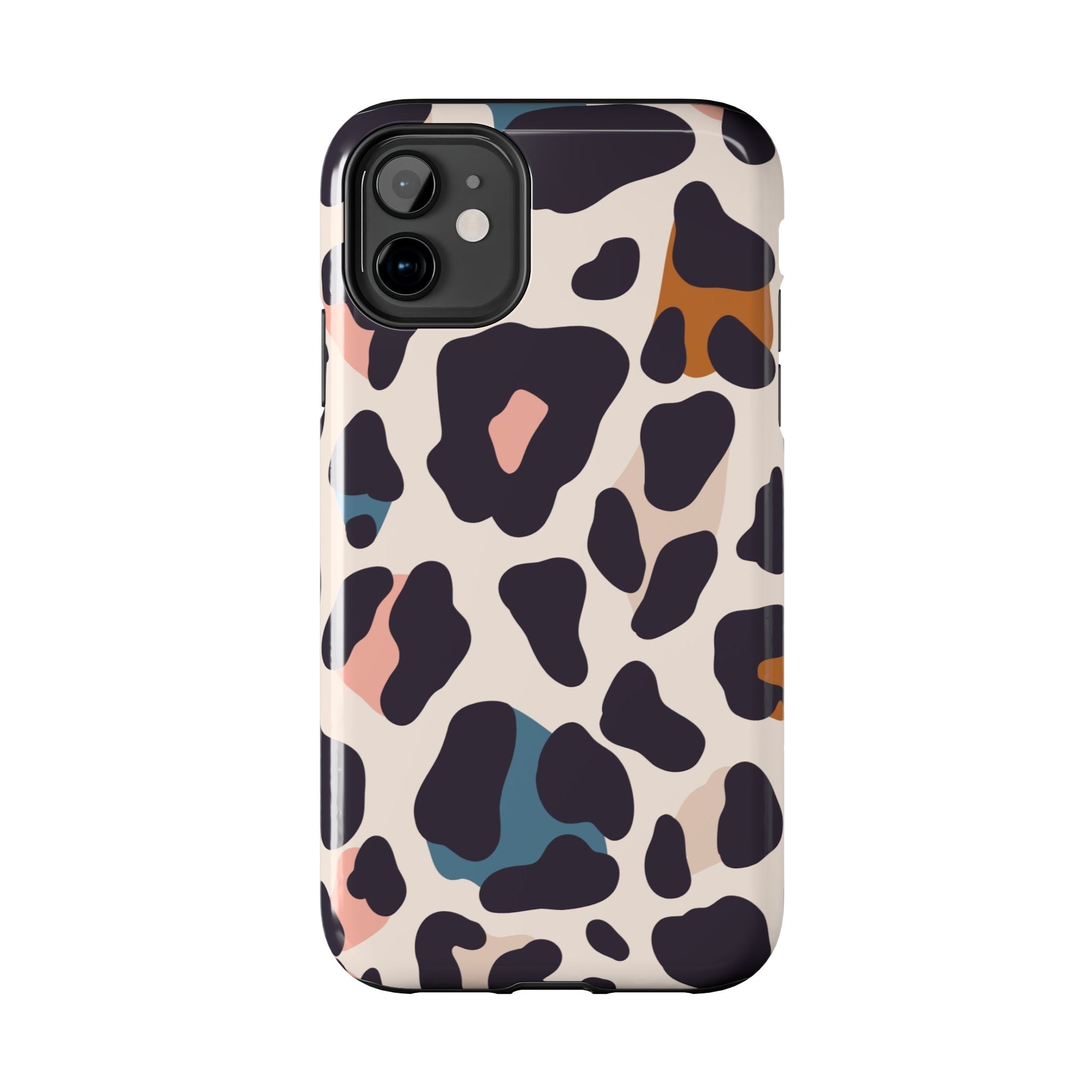 Leopard Spot Tough Phone Case — Pastel Animal Print Protective Cover