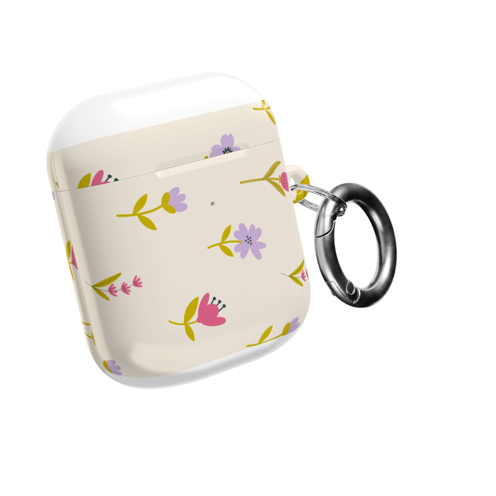 Floral Spring AirPod Case — Pastel Wildflower Protective Cover