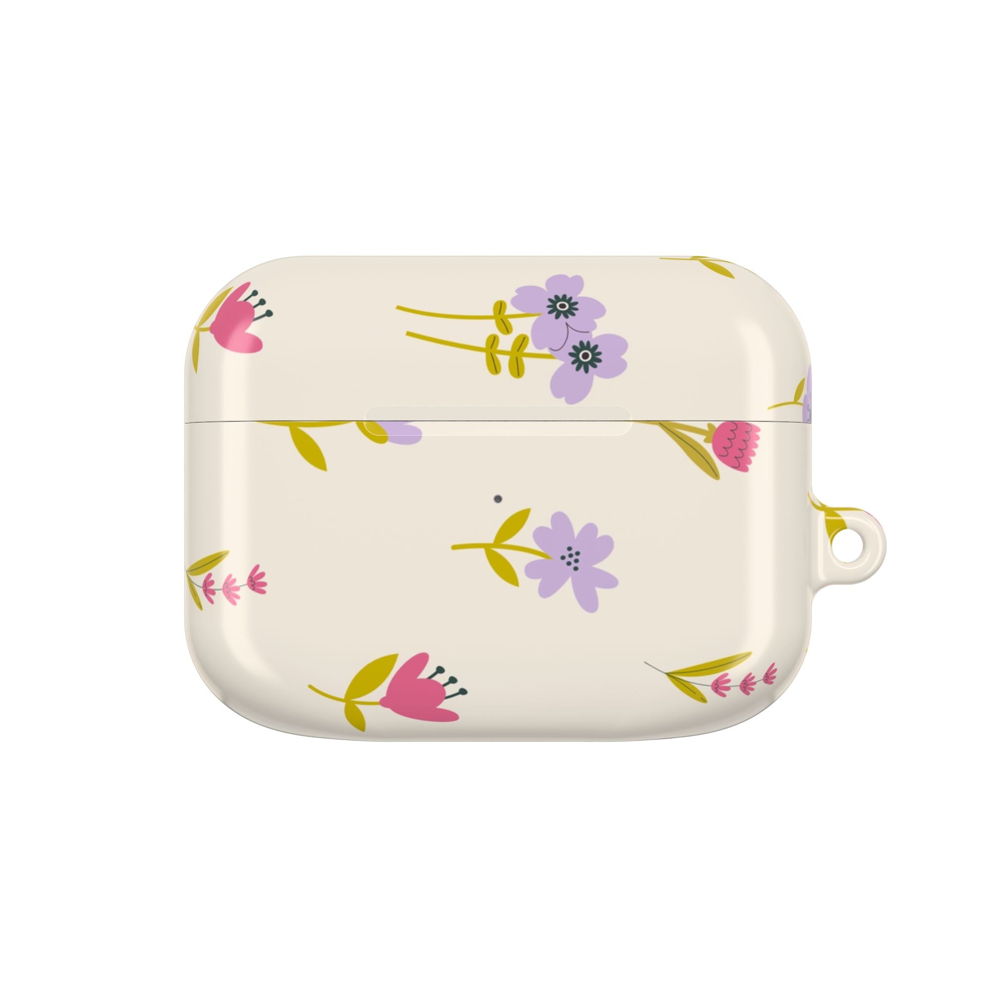 Floral Spring AirPod Case — Pastel Wildflower Protective Cover