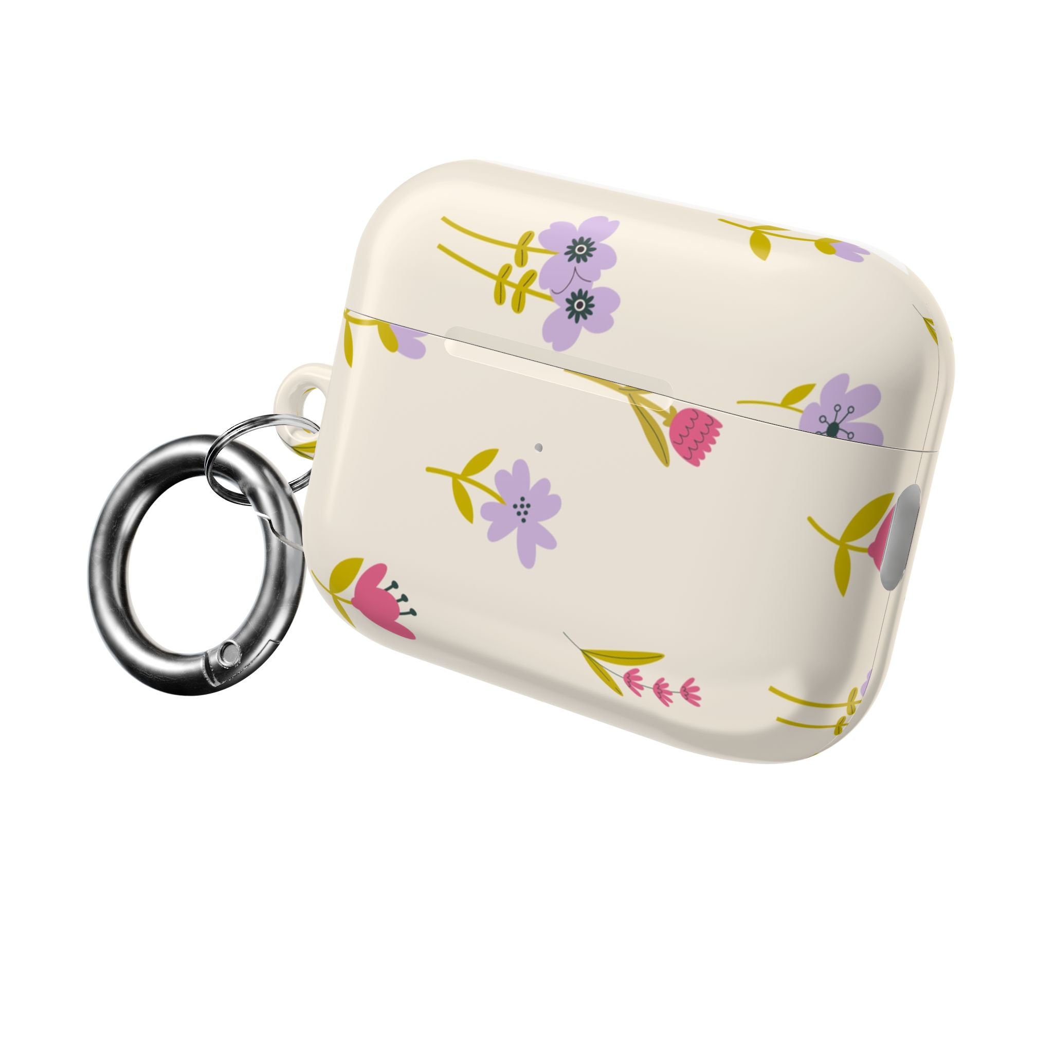 Floral Spring AirPod Case — Pastel Wildflower Protective Cover