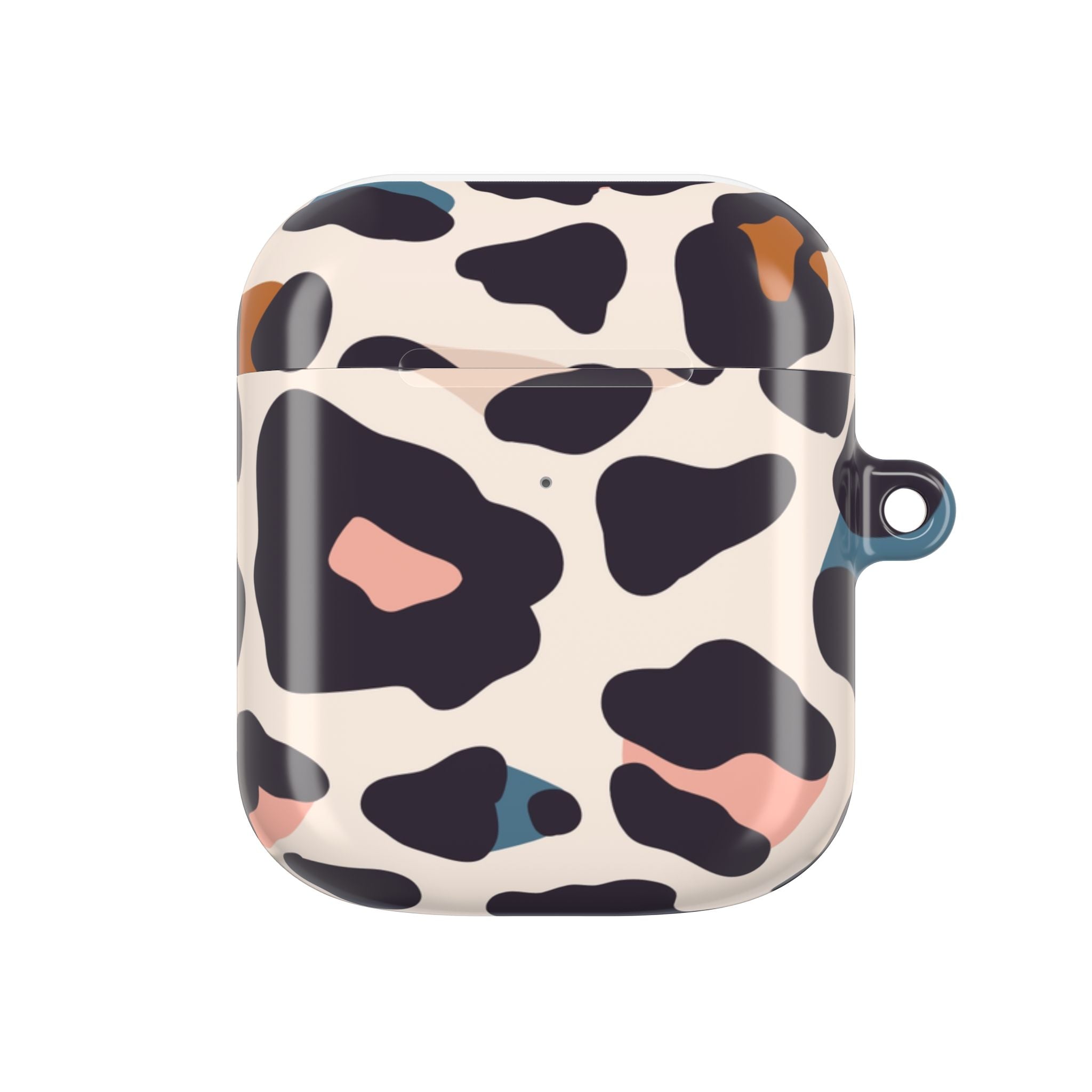 Leopard Print AirPod Case — Colorful Cowhide Protective Cover