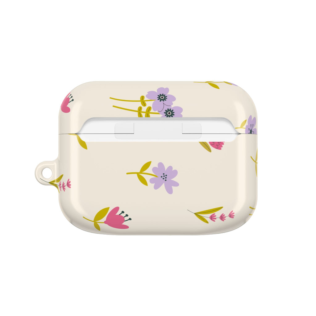 Floral Spring AirPod Case — Pastel Wildflower Protective Cover