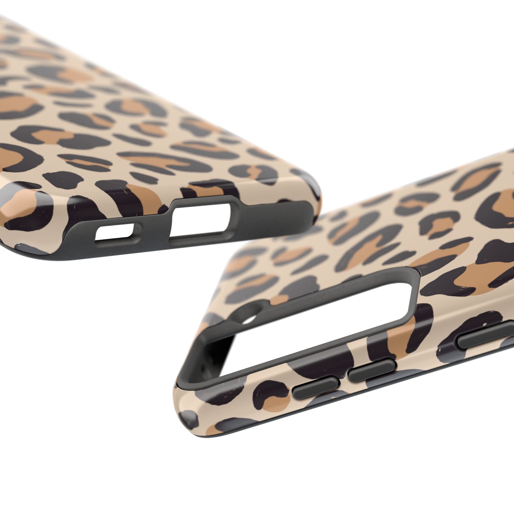 Leopard Print Tough Phone Case — Durable Slim Protective iPhone Cover