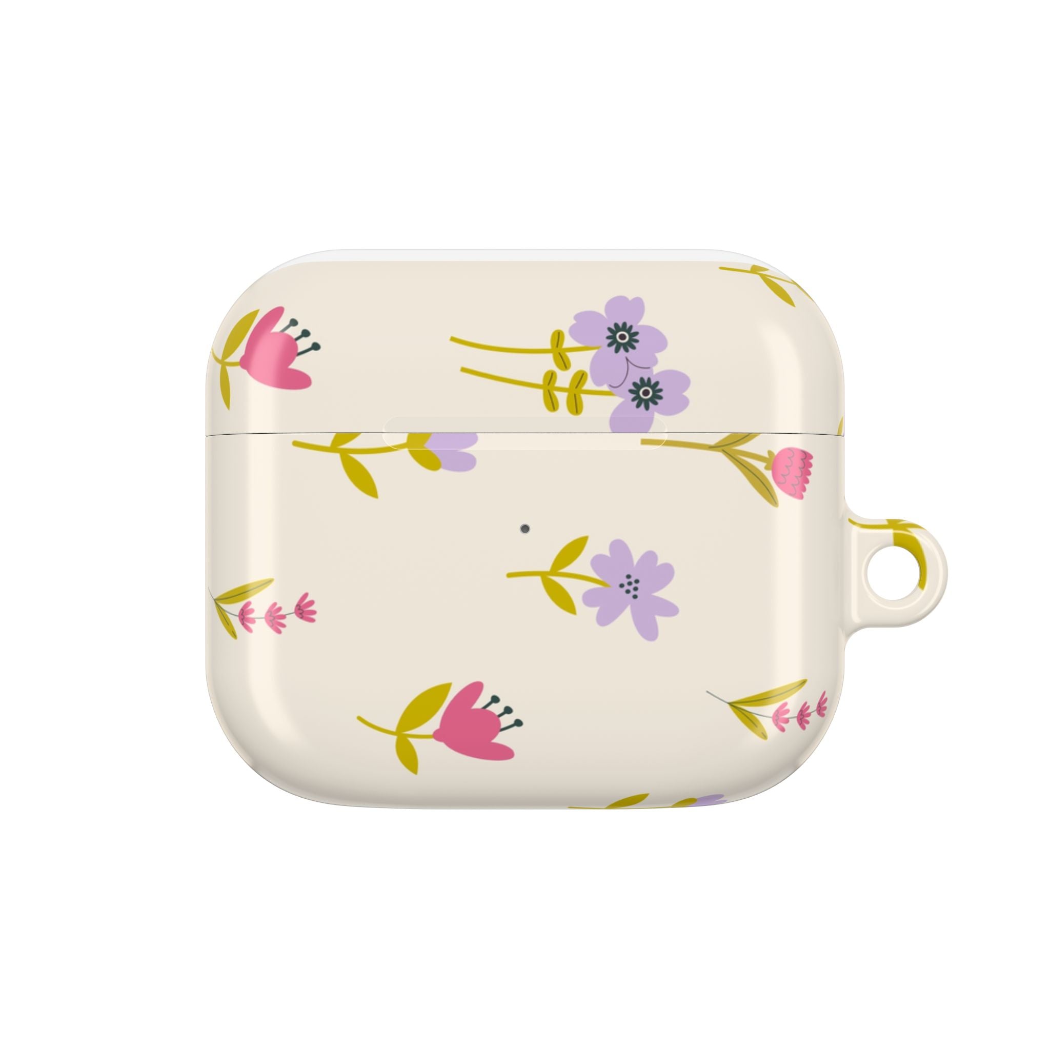 Floral Spring AirPod Case — Pastel Wildflower Protective Cover