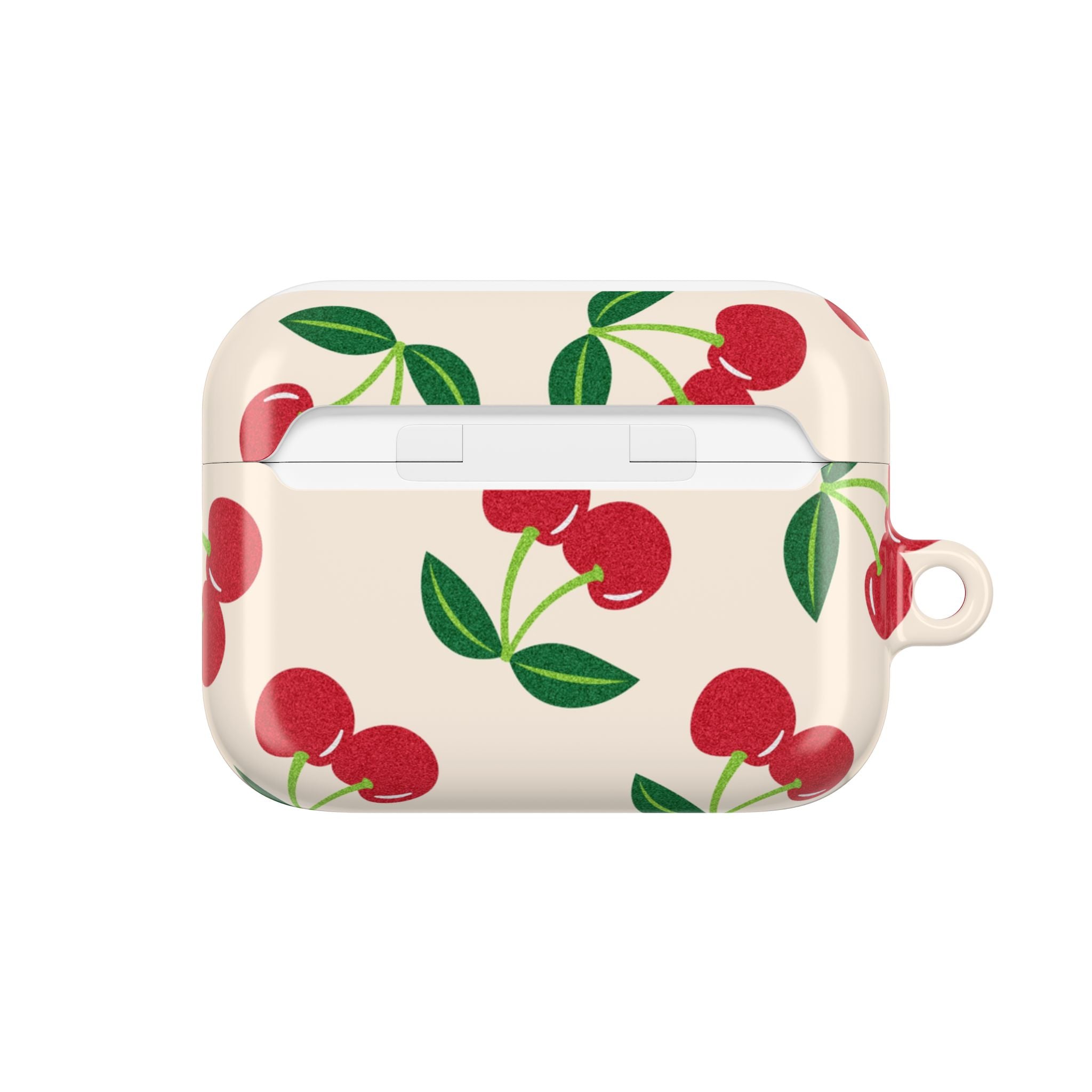 Cherry Pattern AirPod Case — Retro Red Cherry Protective Cover