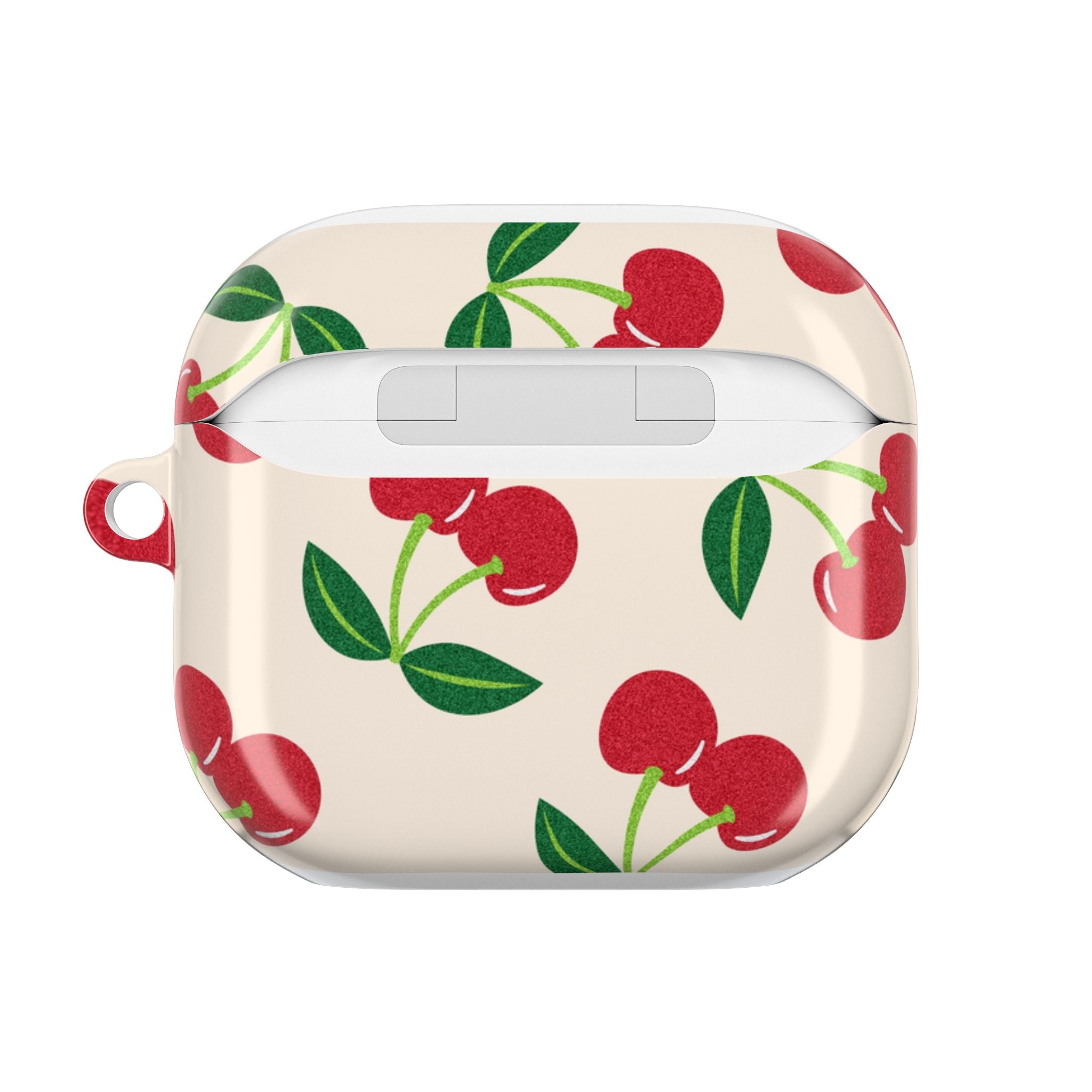 Cherry Pattern AirPod Case — Retro Red Cherry Protective Cover