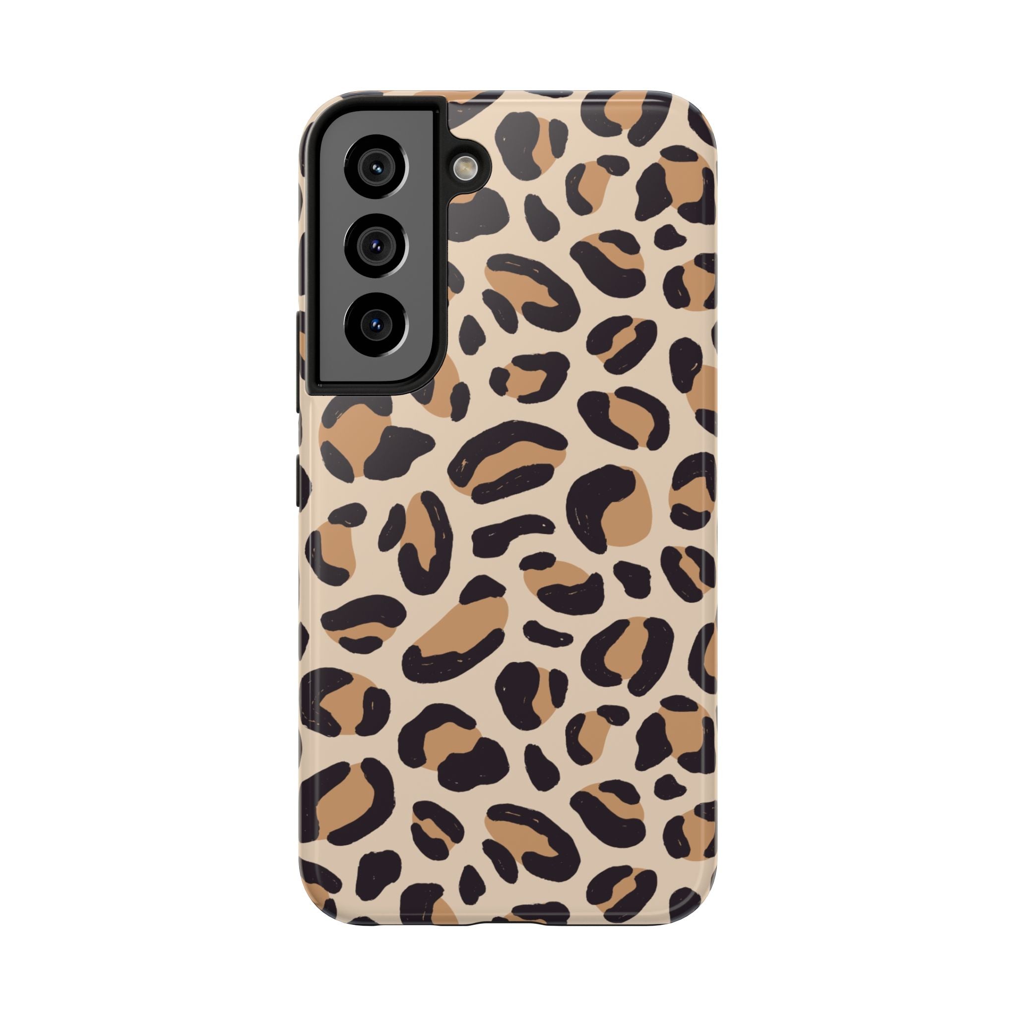 Leopard Print Tough Phone Case — Durable Slim Protective iPhone Cover