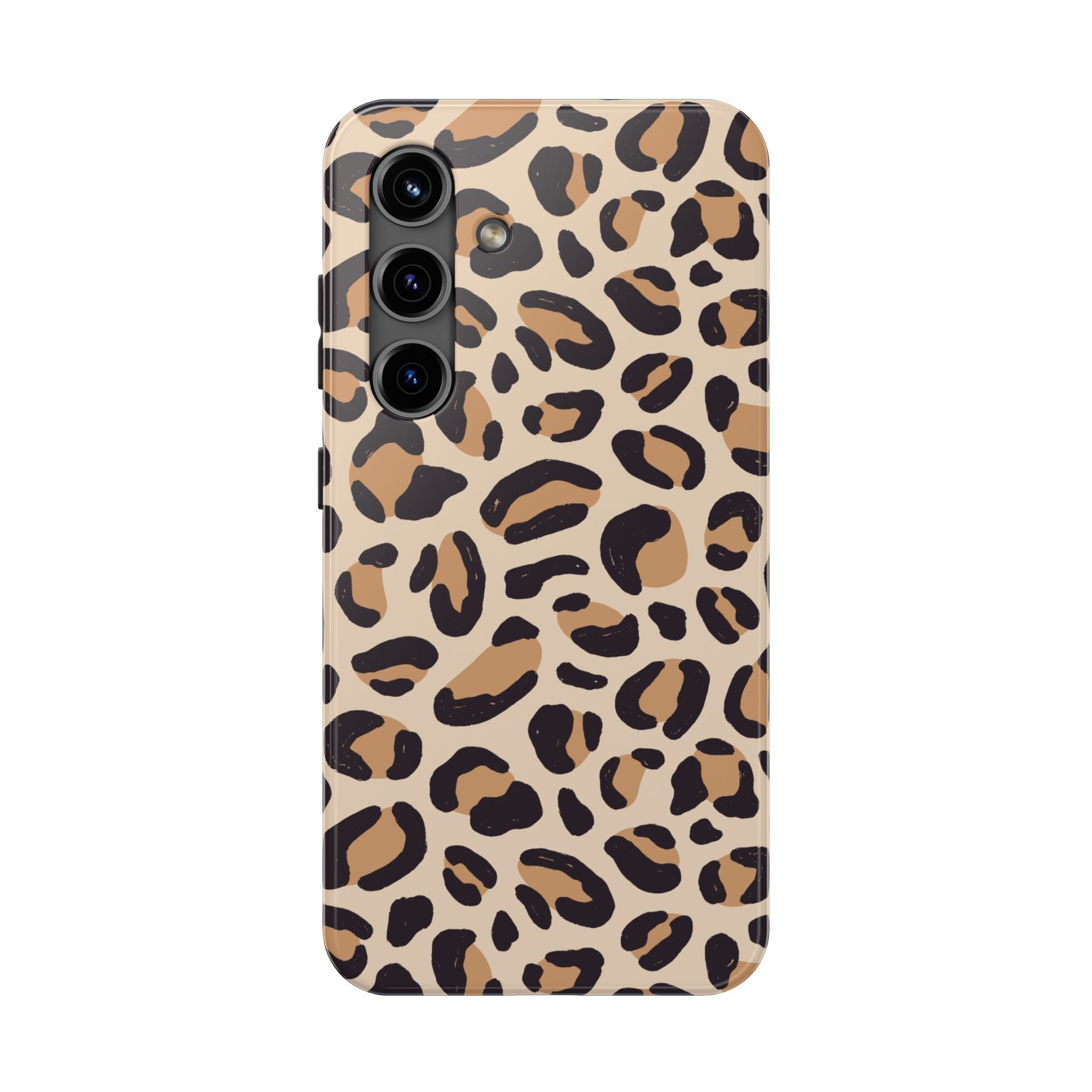 Leopard Print Tough Phone Case — Durable Slim Protective iPhone Cover