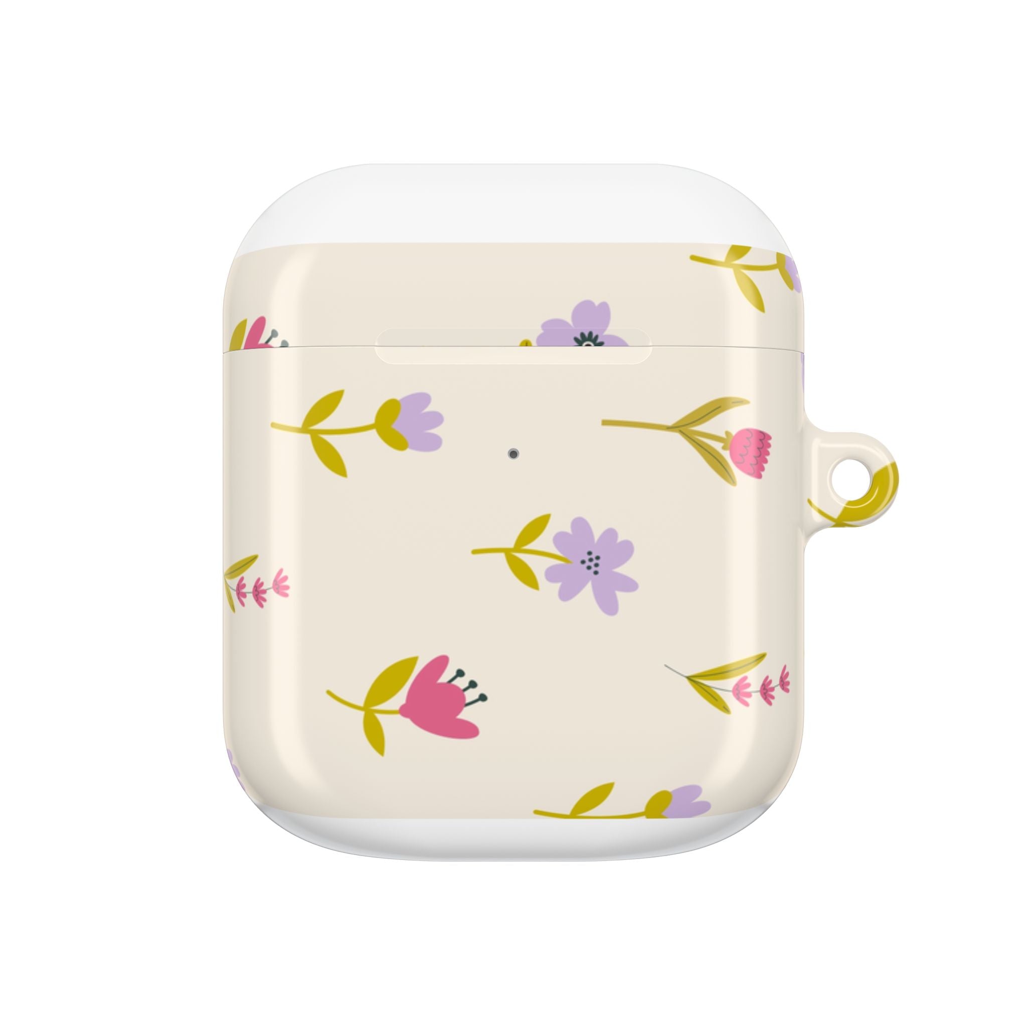 Floral Spring AirPod Case — Pastel Wildflower Protective Cover