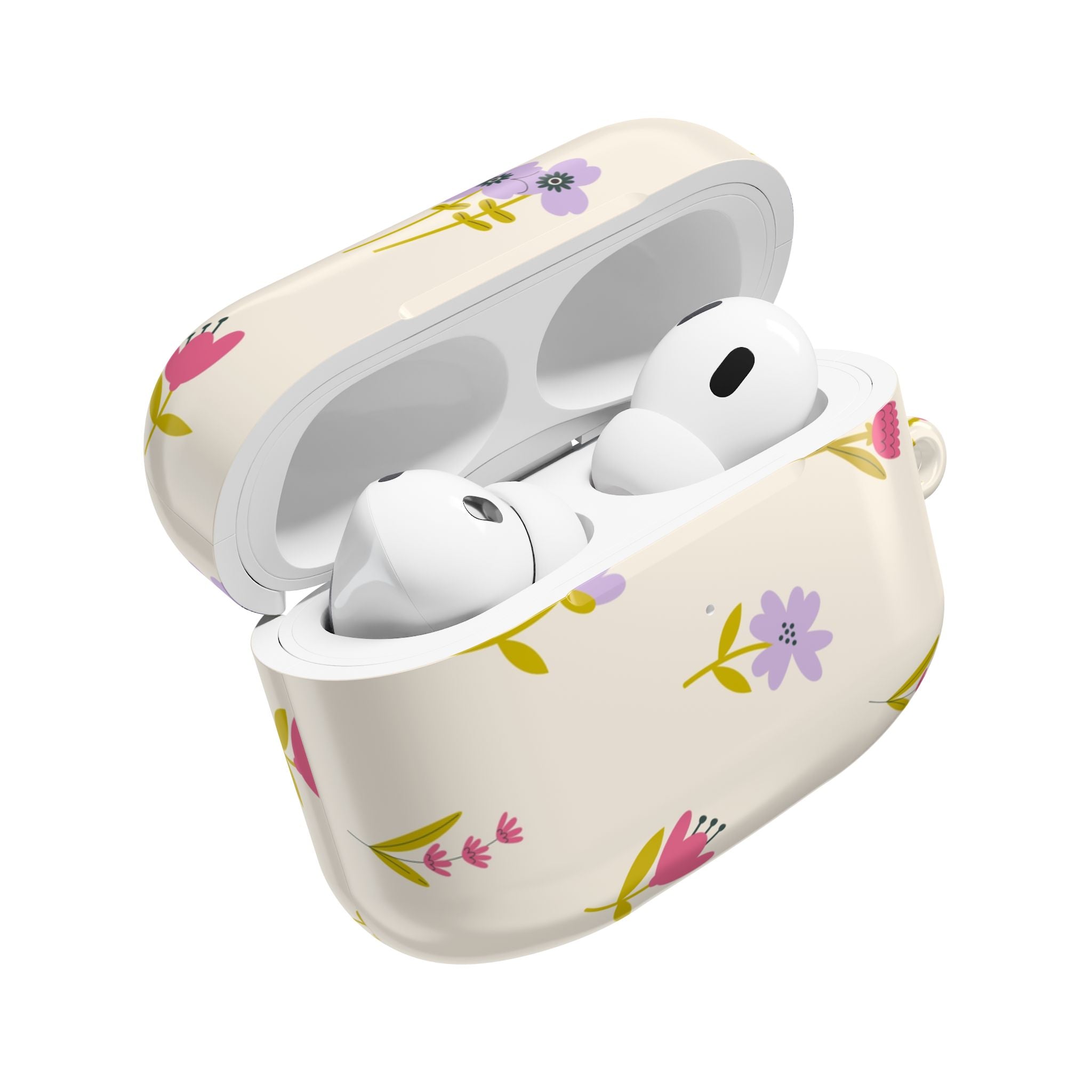Floral Spring AirPod Case — Pastel Wildflower Protective Cover