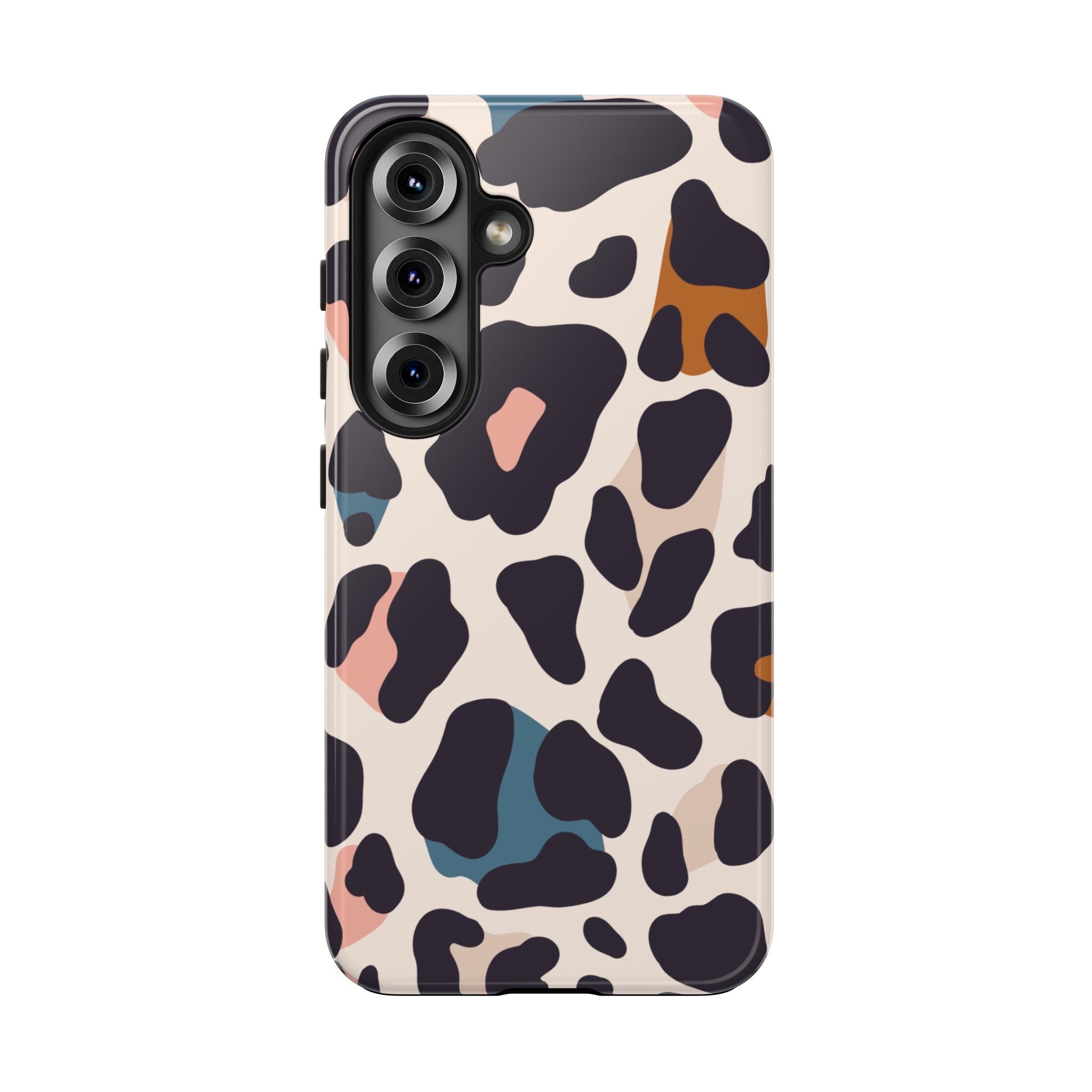 Leopard Spot Tough Phone Case — Pastel Animal Print Protective Cover