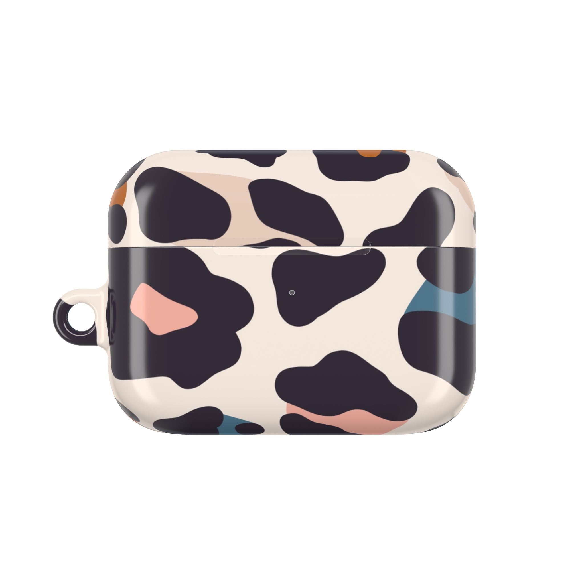 Leopard Print AirPod Case — Colorful Cowhide Protective Cover