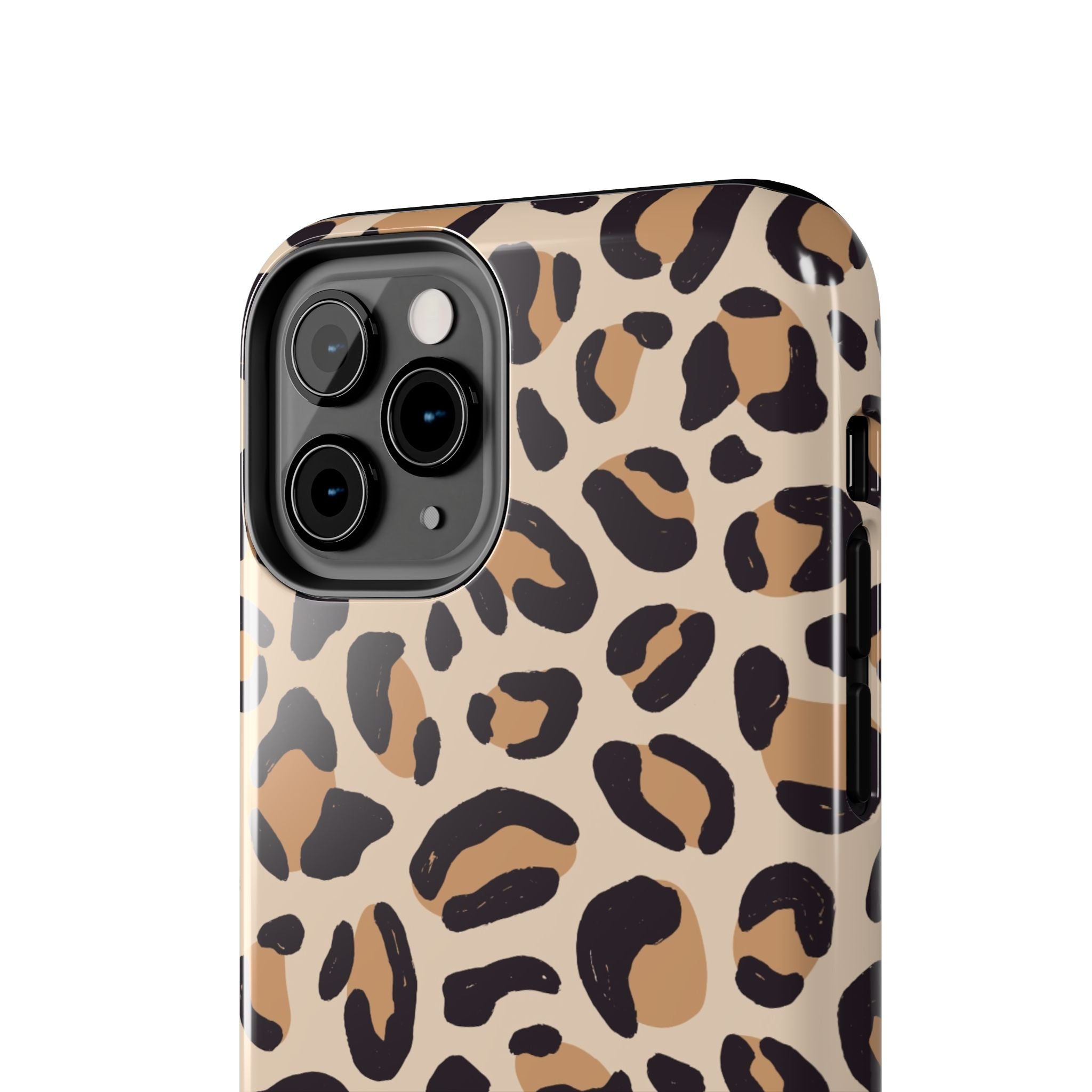Leopard Print Tough Phone Case — Durable Slim Protective iPhone Cover