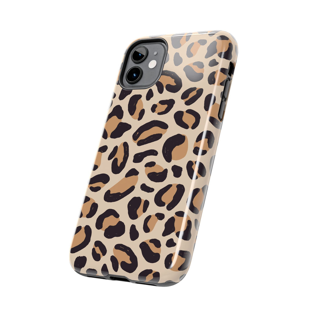 Leopard Print Tough Phone Case — Durable Slim Protective iPhone Cover