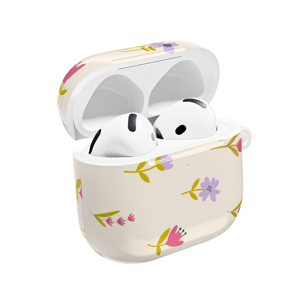 Floral Spring AirPod Case — Pastel Wildflower Protective Cover