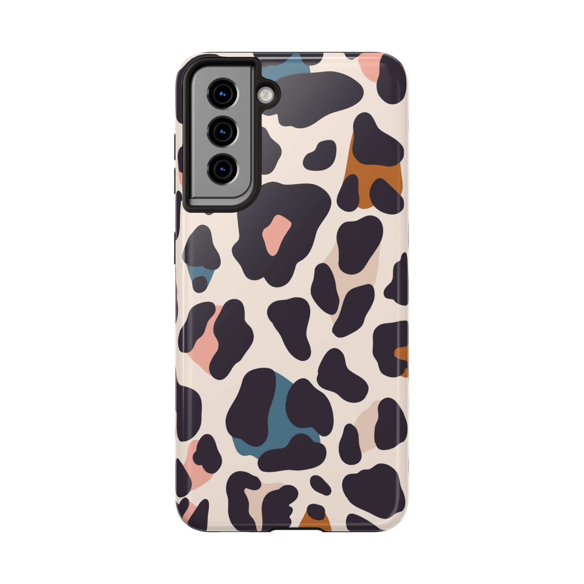 Leopard Spot Tough Phone Case — Pastel Animal Print Protective Cover