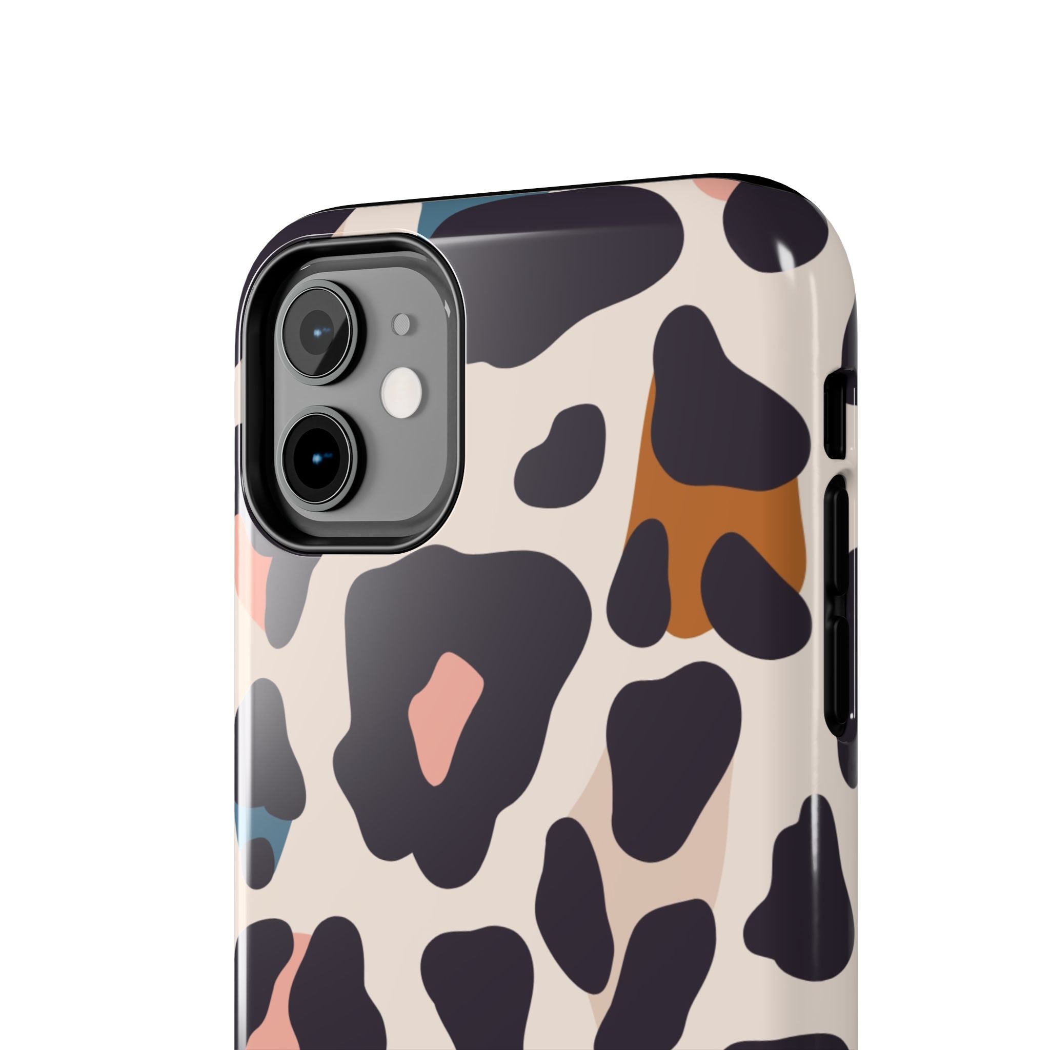 Leopard Spot Tough Phone Case — Pastel Animal Print Protective Cover