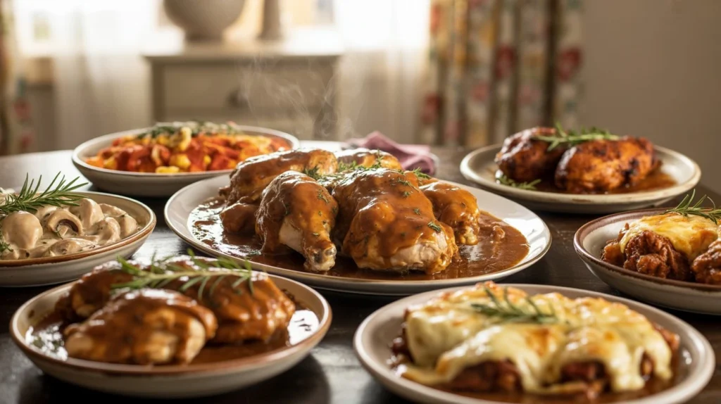 recipes for smothered chicken