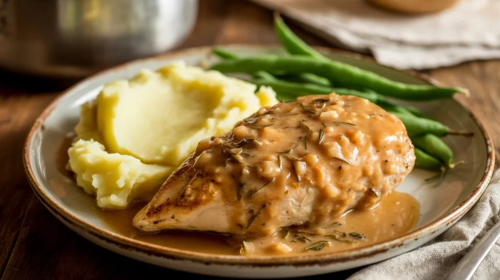 smothered chicken breast