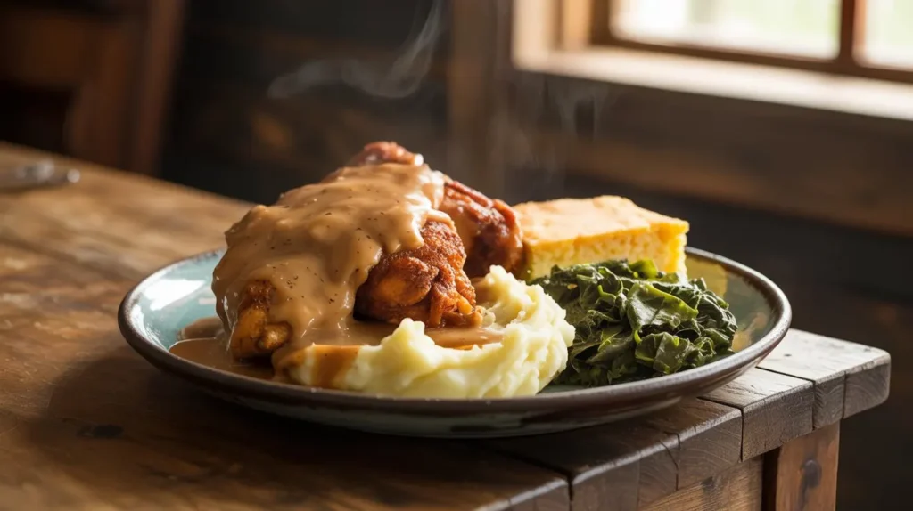 smothered chicken and gravy