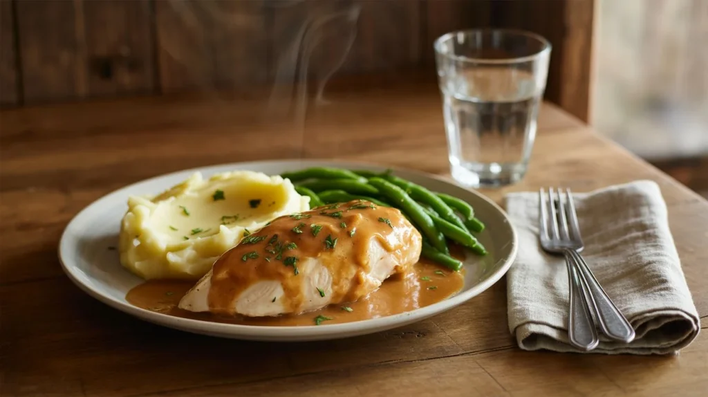 smothered chicken breast