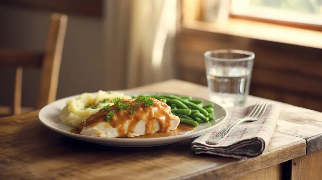 smothered chicken breast
