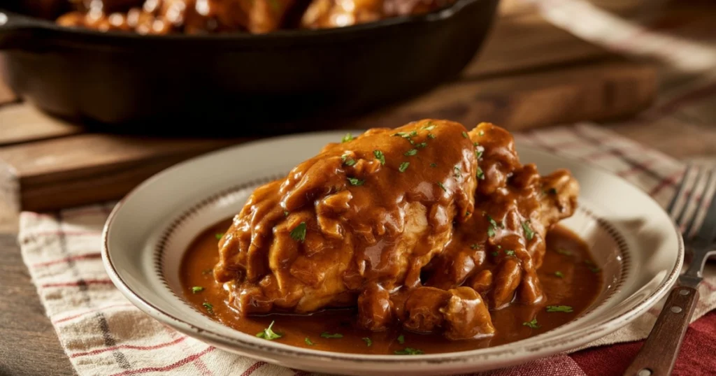 soul food smothered chicken